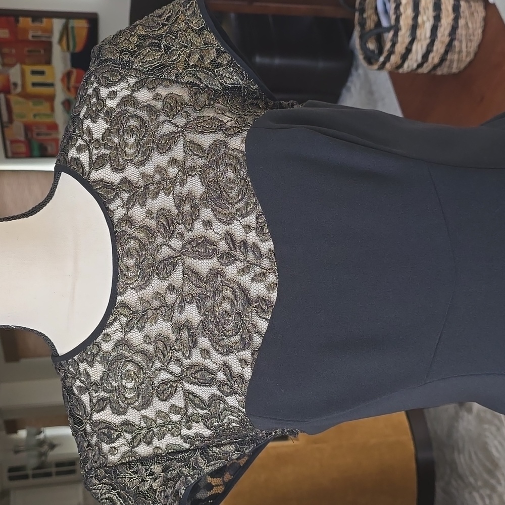 Maggie London Black Midi Dress - Picture 3 of 4